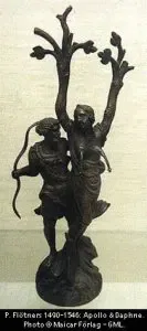 P. Flötners (1490-1546): Apollo en Daphne