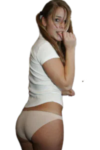 Meisjes en vrouwen die weten dat ze op hun billen gaan krijgen, kiezen voor die gelegenheid zorgvuldig hun ondergoed uit. Ze getuigen daarbij van optimisme, omdat ze ook weten dat dat hun onderbroek altijd naar beneden gaat komen en dat ze op hun blote billen gaan krijgen.