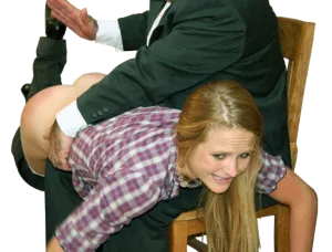 Zelftest stap 7: je denkt dat een pak op je billen een goede straf voor je is.